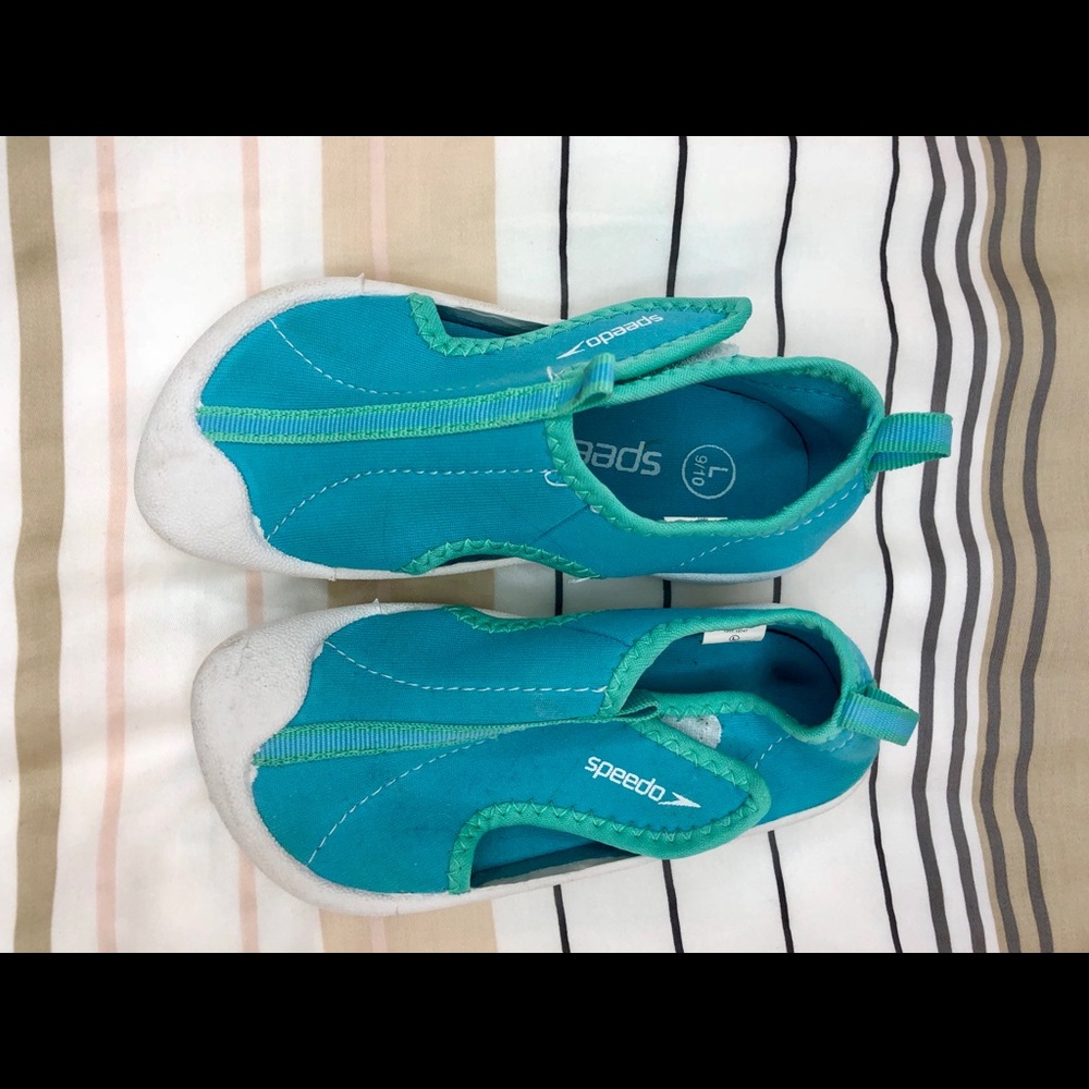 WORN ONCE Toddler girls swim/water shoes